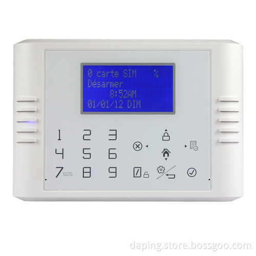Touch Keypad Wireless Home Burglar Alarm System PSTN&GSM dual network alarm system